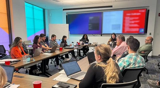 Team meeting at GALY